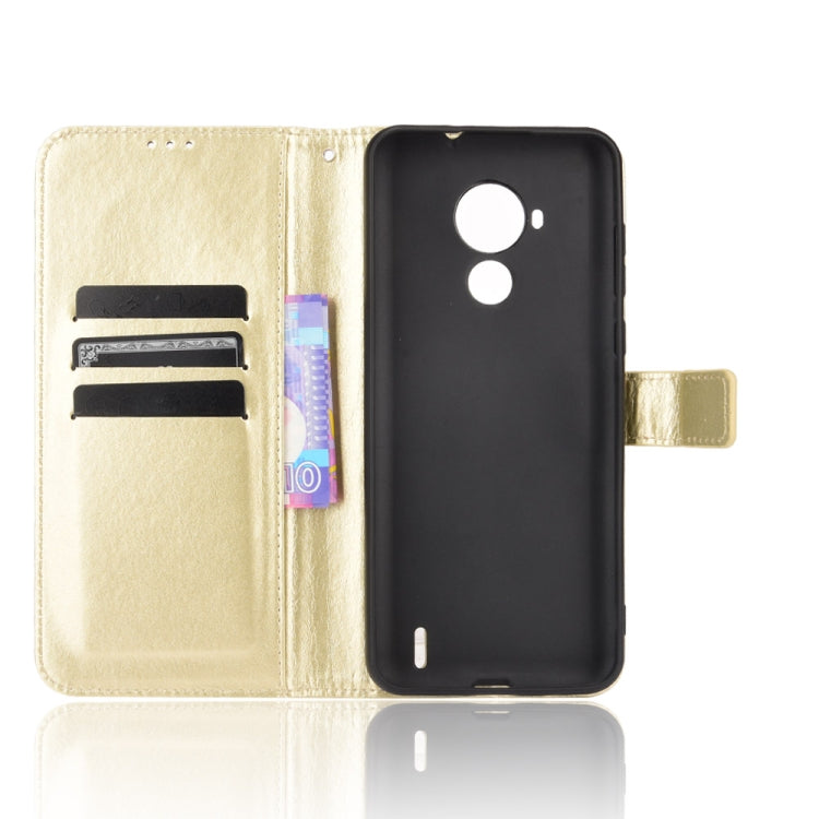 For Nokia C30 Crazy Horse Texture Horizontal Flip Leather Case with Holder & Card Slots & Lanyard