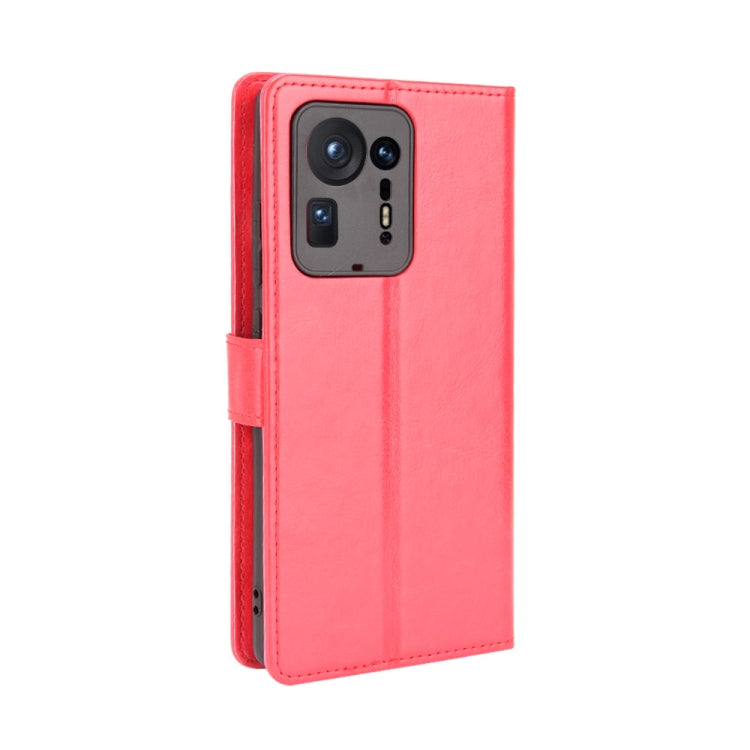 For Xiaomi Mi Mix 4 Crazy Horse Texture Horizontal Flip Leather Case with Holder & Card Slots & Lanyard