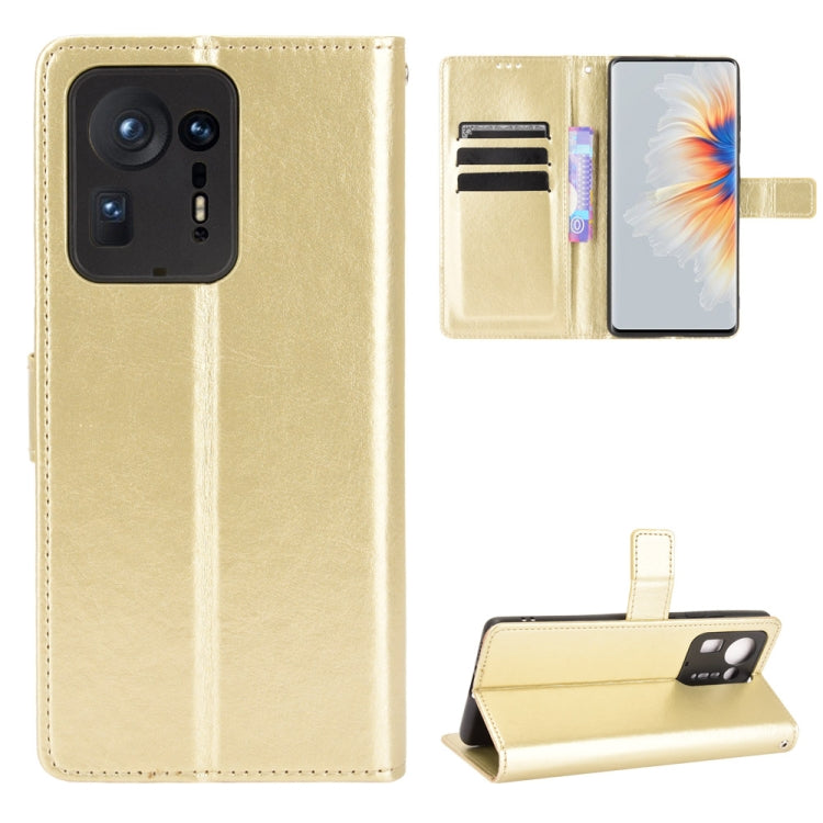 For Xiaomi Mi Mix 4 Crazy Horse Texture Horizontal Flip Leather Case with Holder & Card Slots & Lanyard