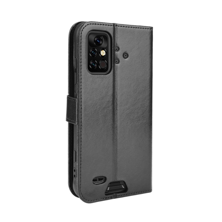 For UMIDIGI Bison Pro Crazy Horse Texture Horizontal Flip Leather Case with Holder & Card Slots & Lanyard