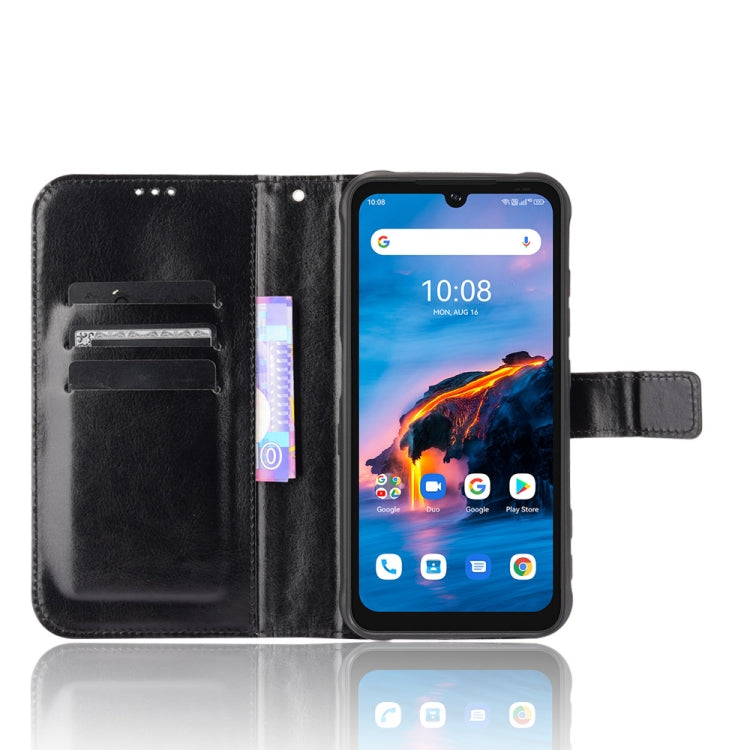 For UMIDIGI Bison Pro Crazy Horse Texture Horizontal Flip Leather Case with Holder & Card Slots & Lanyard