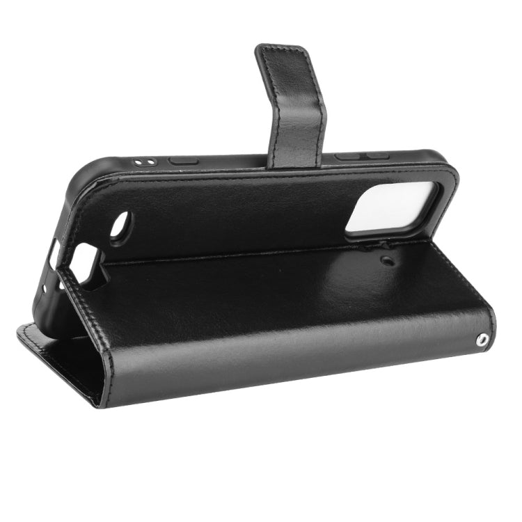 For UMIDIGI Bison Pro Crazy Horse Texture Horizontal Flip Leather Case with Holder & Card Slots & Lanyard