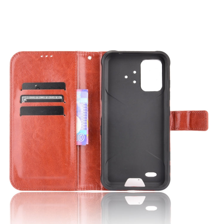 For UMIDIGI Bison Pro Crazy Horse Texture Horizontal Flip Leather Case with Holder & Card Slots & Lanyard