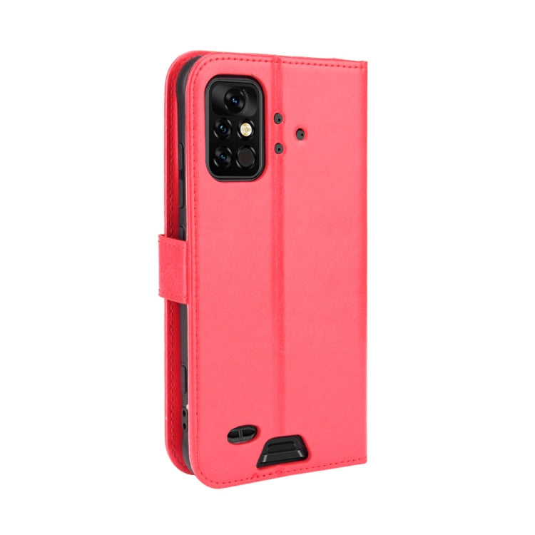 For UMIDIGI Bison Pro Crazy Horse Texture Horizontal Flip Leather Case with Holder & Card Slots & Lanyard