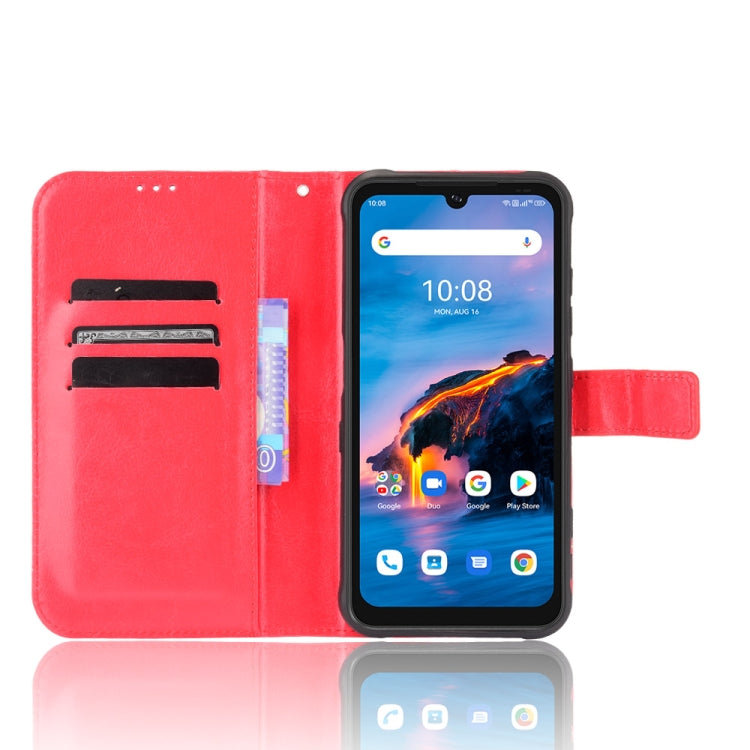 For UMIDIGI Bison Pro Crazy Horse Texture Horizontal Flip Leather Case with Holder & Card Slots & Lanyard