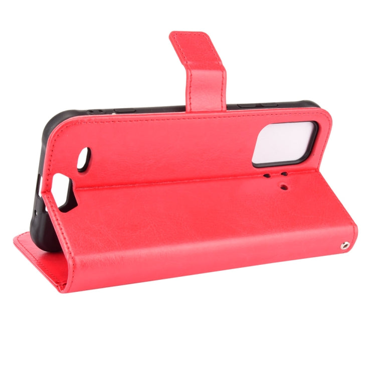 For UMIDIGI Bison Pro Crazy Horse Texture Horizontal Flip Leather Case with Holder & Card Slots & Lanyard