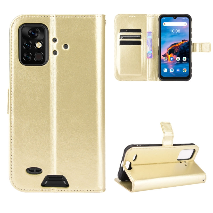 For UMIDIGI Bison Pro Crazy Horse Texture Horizontal Flip Leather Case with Holder & Card Slots & Lanyard
