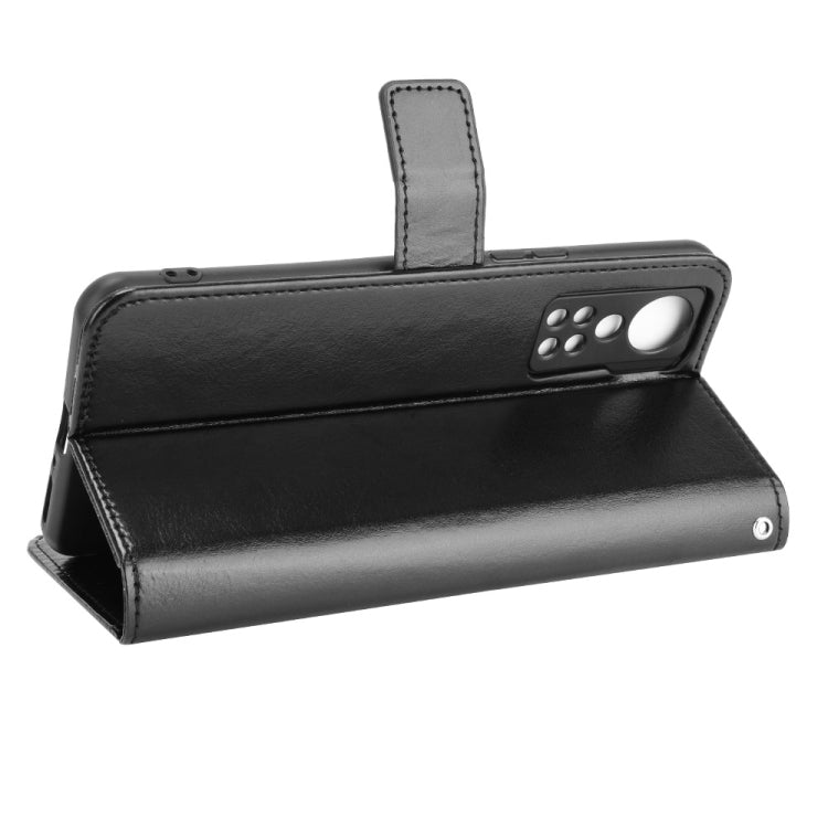 For ZTE Axon 30 5G Crazy Horse Texture Horizontal Flip Leather Case with Holder & Card Slots & Lanyard