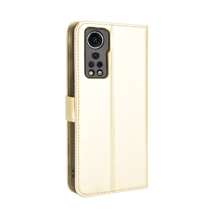 For ZTE Axon 30 5G Crazy Horse Texture Horizontal Flip Leather Case with Holder & Card Slots & Lanyard