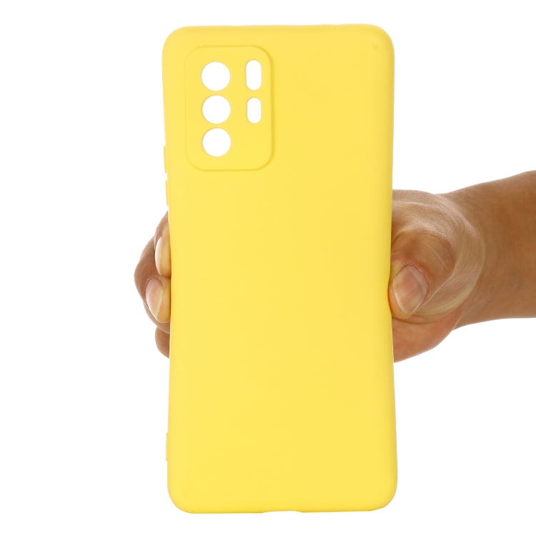 For Xiaomi Redmi Note 10 Pro 5G CN Version / Poco X3 GT 5G Solid Color Liquid Silicone Dropproof Full Coverage Protective Case