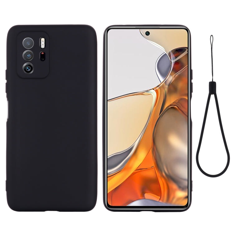 For Xiaomi Redmi Note 10 Pro 5G CN Version / Poco X3 GT 5G Solid Color Liquid Silicone Dropproof Full Coverage Protective Case