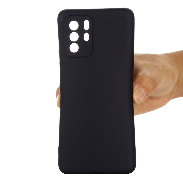 For Xiaomi Redmi Note 10 Pro 5G CN Version / Poco X3 GT 5G Solid Color Liquid Silicone Dropproof Full Coverage Protective Case