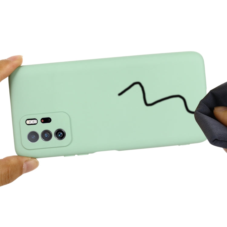 For Xiaomi Redmi Note 10 Pro 5G CN Version / Poco X3 GT 5G Solid Color Liquid Silicone Dropproof Full Coverage Protective Case