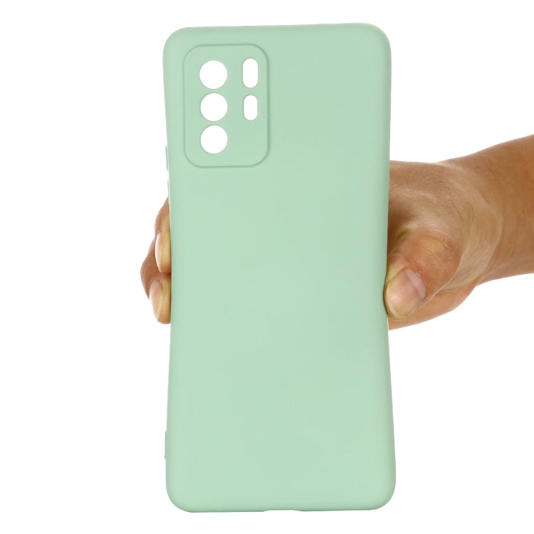For Xiaomi Redmi Note 10 Pro 5G CN Version / Poco X3 GT 5G Solid Color Liquid Silicone Dropproof Full Coverage Protective Case
