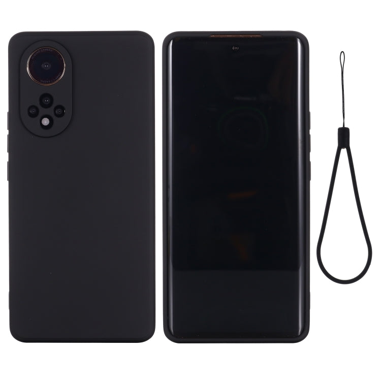 For Honor 50 Solid Color Liquid Silicone Dropproof Full Coverage Protective Case