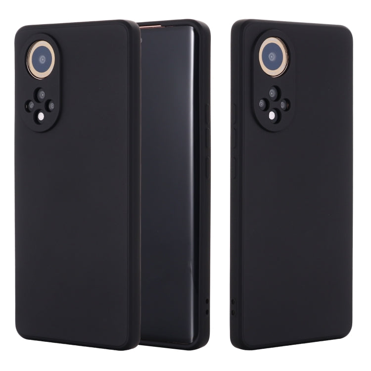 For Honor 50 Solid Color Liquid Silicone Dropproof Full Coverage Protective Case