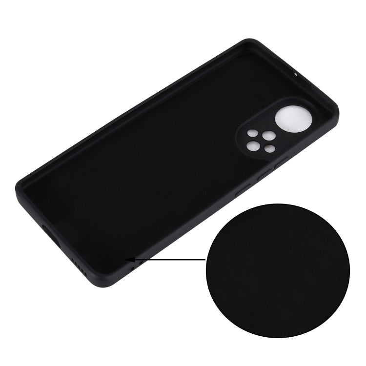 For Honor 50 Solid Color Liquid Silicone Dropproof Full Coverage Protective Case