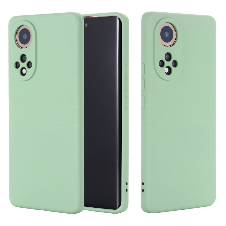 For Honor 50 Solid Color Liquid Silicone Dropproof Full Coverage Protective Case