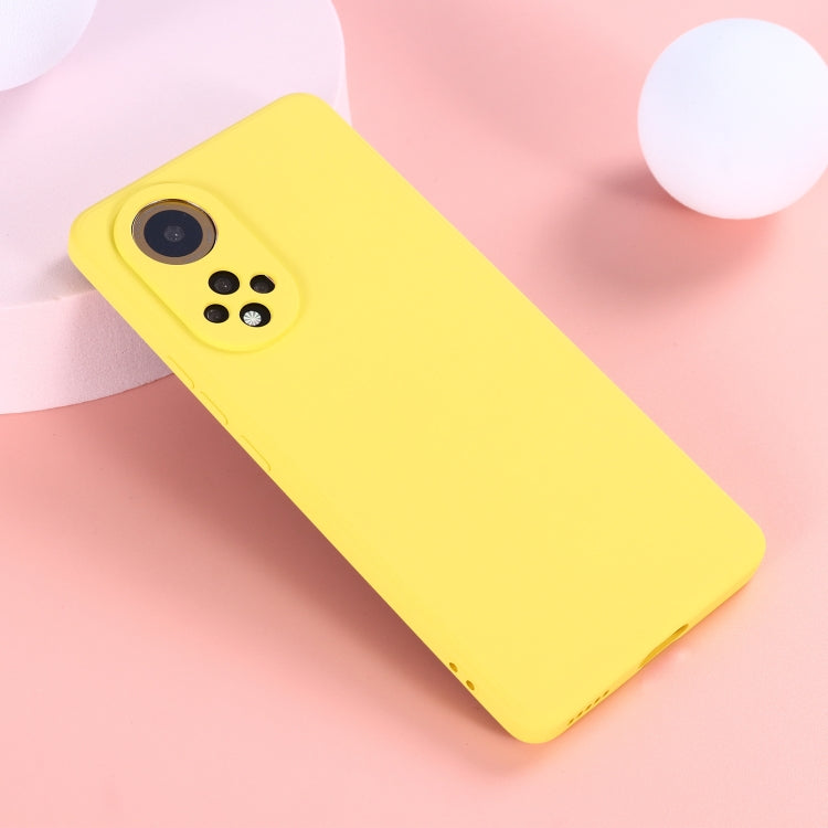 For Honor 50 Pro Solid Color Liquid Silicone Dropproof Full Coverage Protective Case