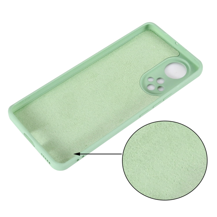 For Honor 50 Pro Solid Color Liquid Silicone Dropproof Full Coverage Protective Case