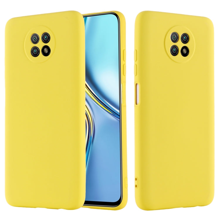 For Honor X20 Solid Color Liquid Silicone Dropproof Full Coverage Protective Case