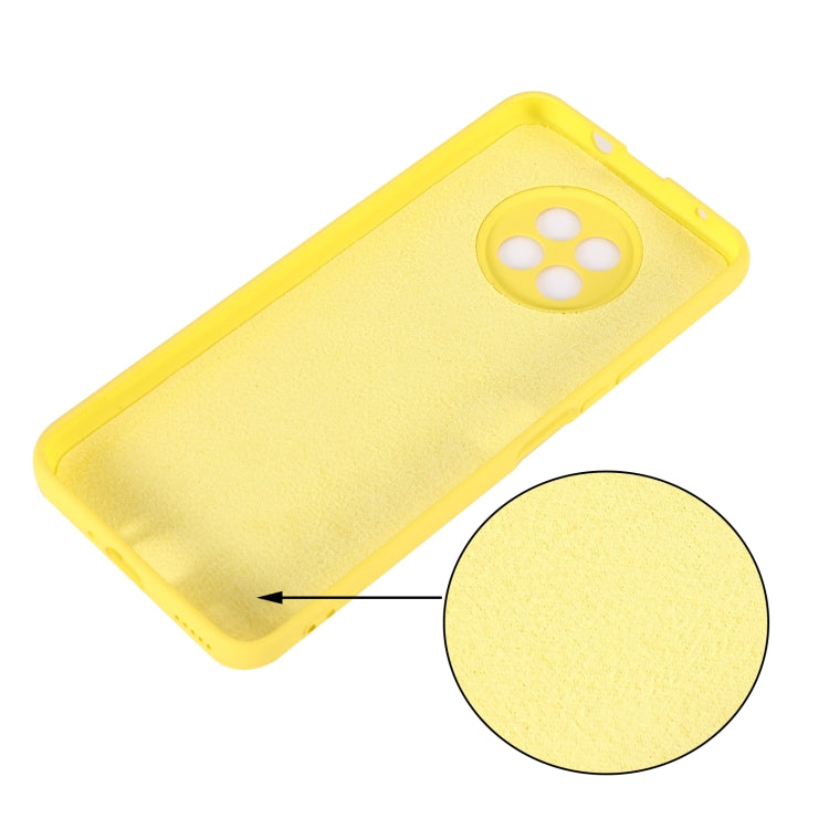 For Honor X20 Solid Color Liquid Silicone Dropproof Full Coverage Protective Case
