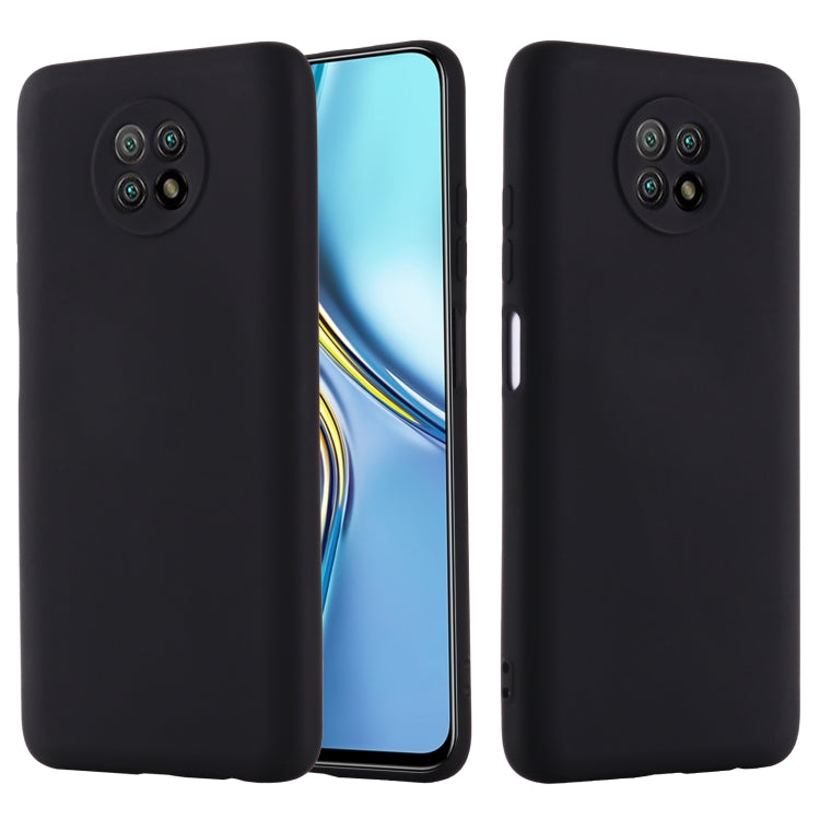 For Honor X20 Solid Color Liquid Silicone Dropproof Full Coverage Protective Case