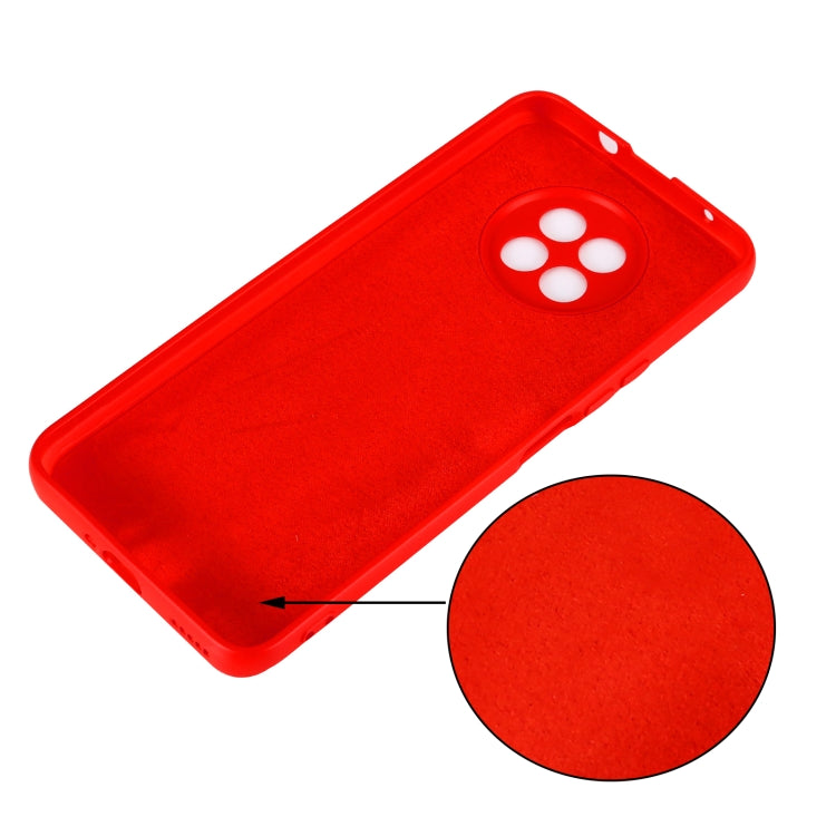 For Honor X20 Solid Color Liquid Silicone Dropproof Full Coverage Protective Case