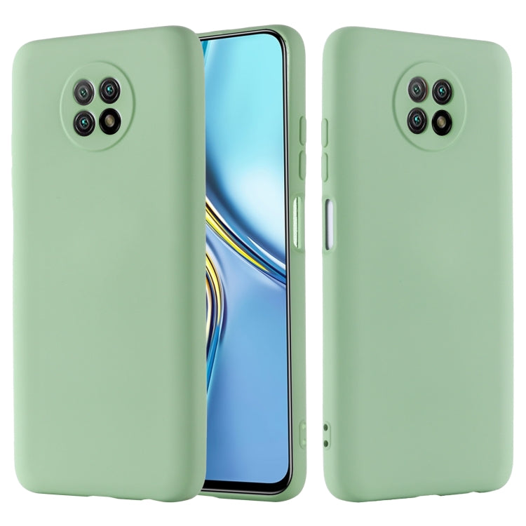 For Honor X20 Solid Color Liquid Silicone Dropproof Full Coverage Protective Case