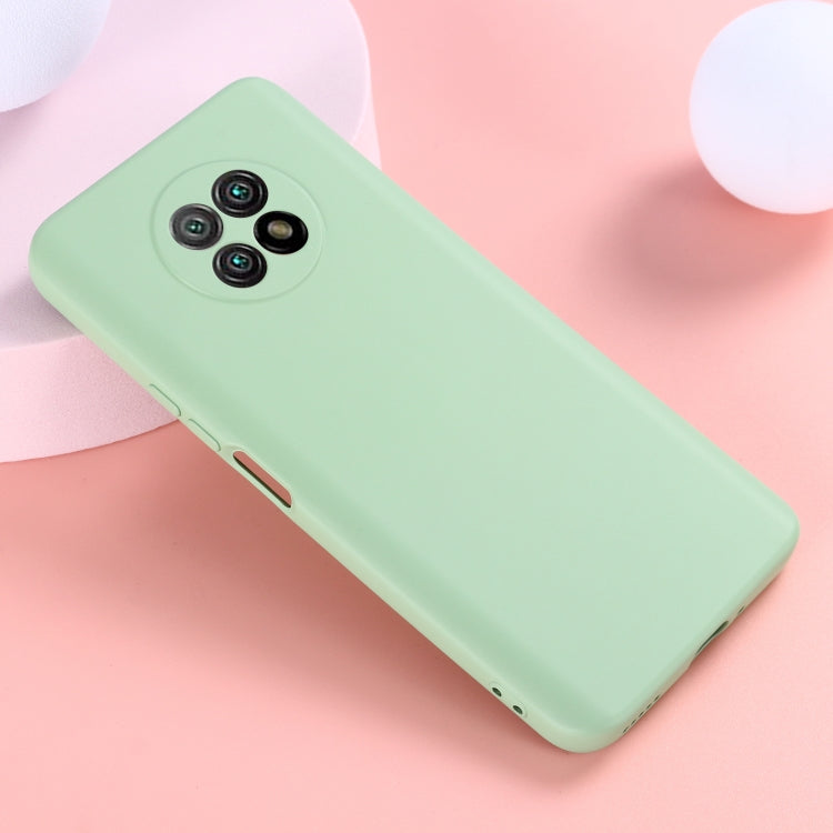 For Honor X20 Solid Color Liquid Silicone Dropproof Full Coverage Protective Case