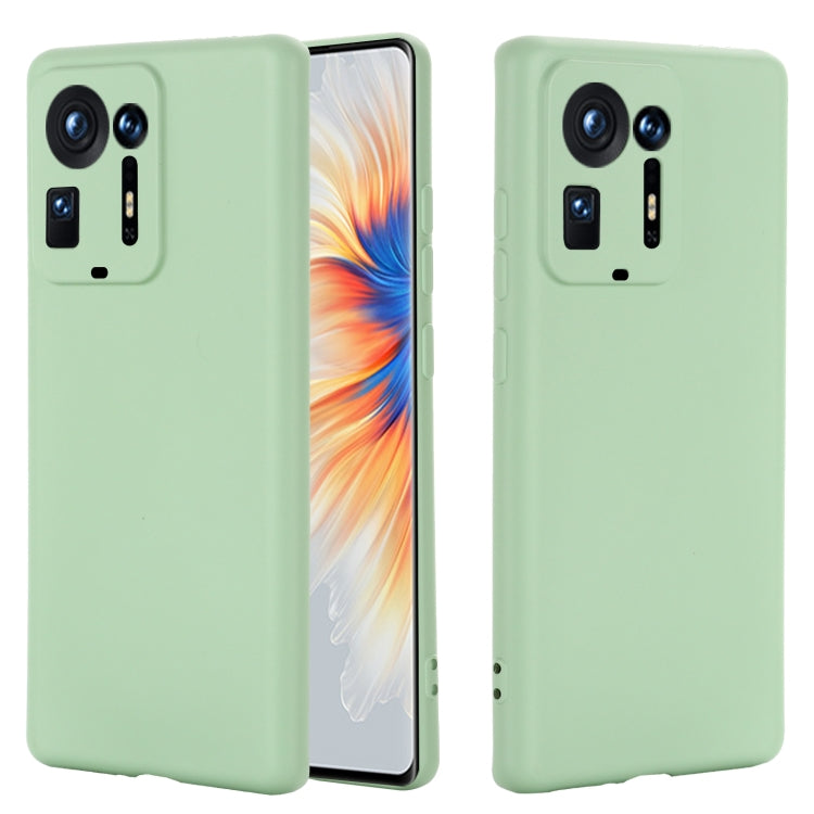 For Xiaomi Mix 4 Solid Color Liquid Silicone Dropproof Full Coverage Protective Case