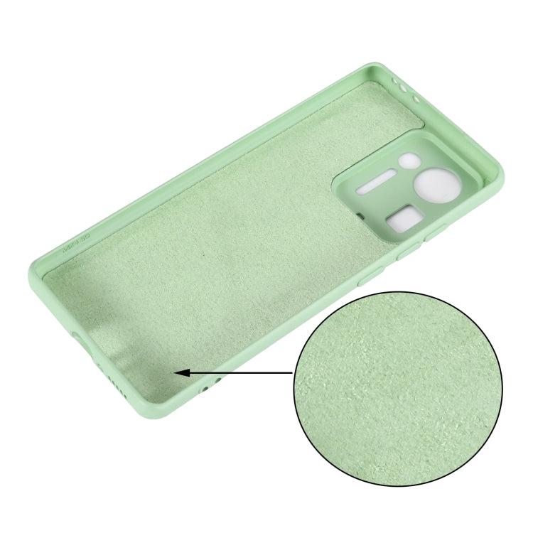 For Xiaomi Mix 4 Solid Color Liquid Silicone Dropproof Full Coverage Protective Case