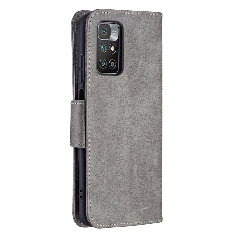 For Xiaomi Redmi 10 Retro Lambskin Texture Pure Color Horizontal Flip PU Leather Case with Holder & Card Slots & Wallet & Lanyard
