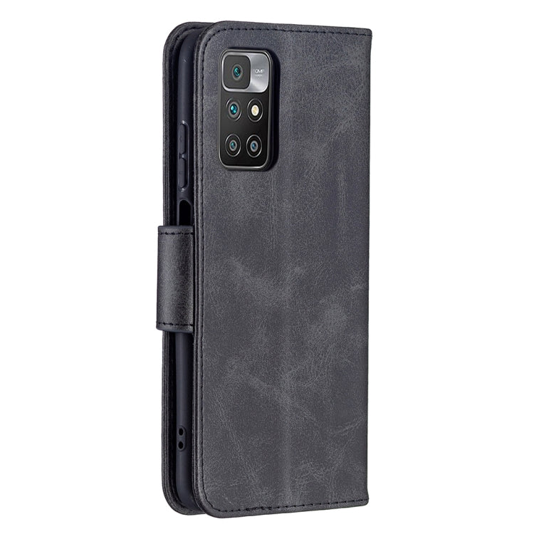 For Xiaomi Redmi 10 Retro Lambskin Texture Pure Color Horizontal Flip PU Leather Case with Holder & Card Slots & Wallet & Lanyard