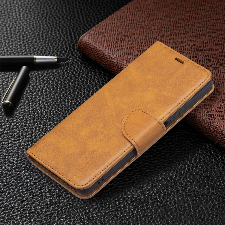 For Xiaomi Mi 11T Retro Lambskin Texture Pure Color Horizontal Flip PU Leather Case with Holder & Card Slots & Wallet & Lanyard