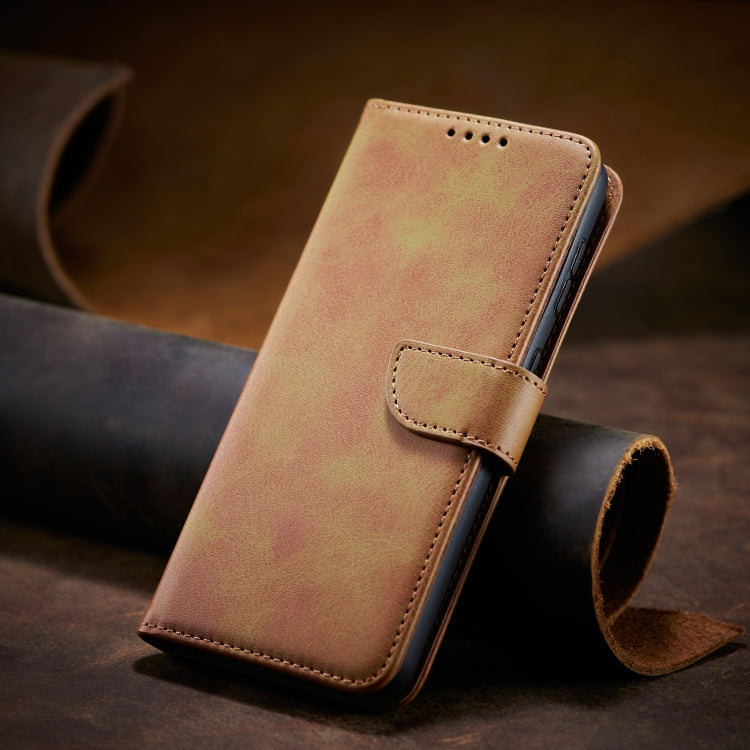 For Samsung Galaxy A21s Calf Texture Buckle Horizontal Flip Leather Case with Holder & Card Slots & Wallet