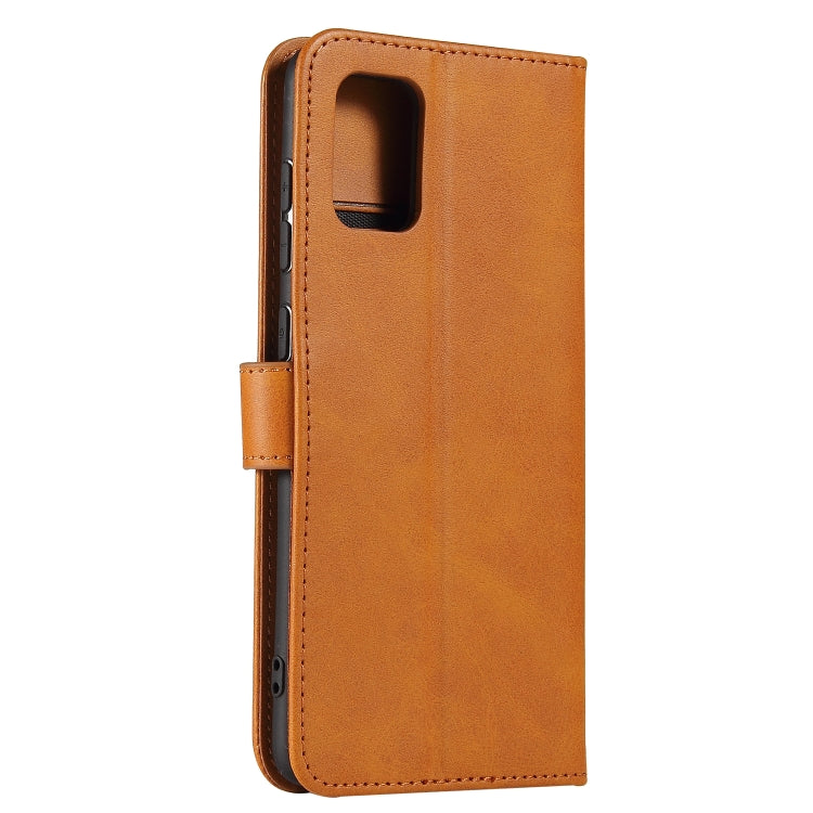 For Samsung Galaxy A91 Calf Texture Buckle Horizontal Flip Leather Case with Holder & Card Slots & Wallet