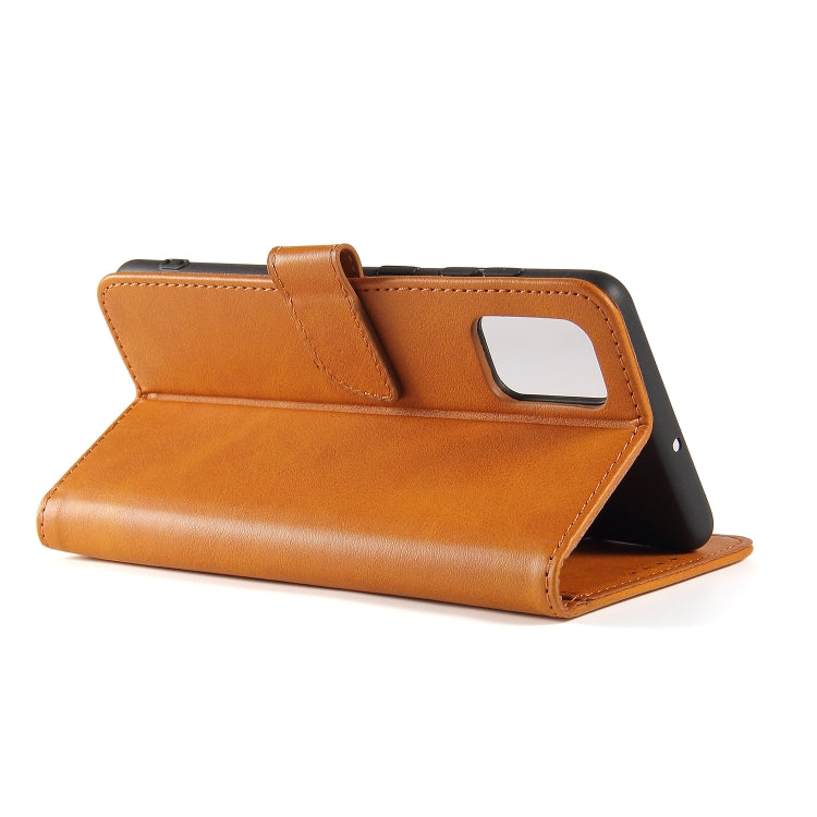 For Samsung Galaxy A91 Calf Texture Buckle Horizontal Flip Leather Case with Holder & Card Slots & Wallet