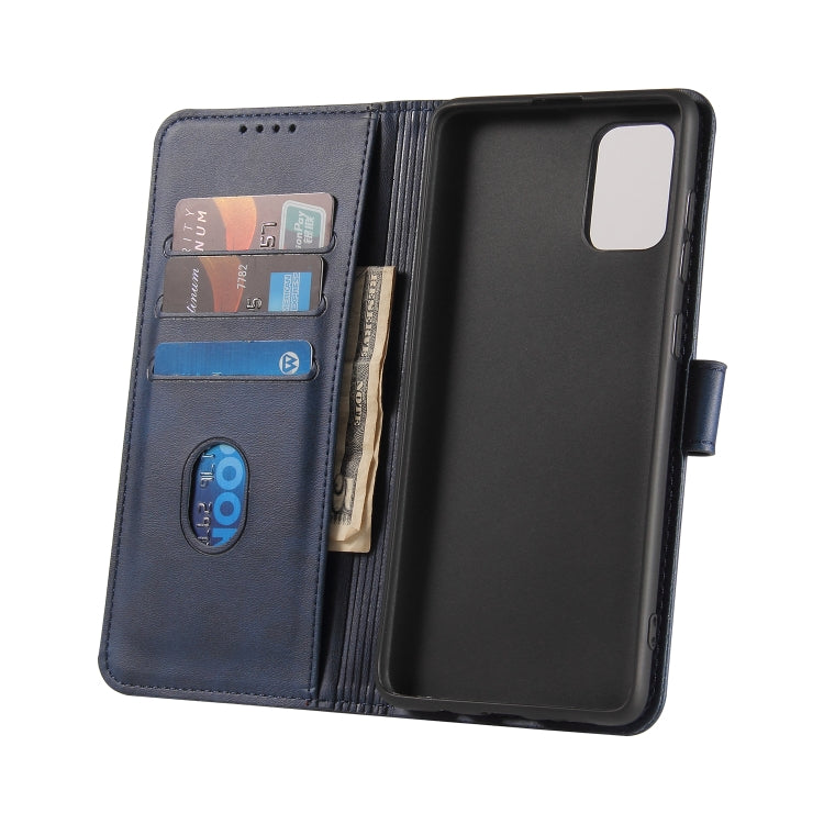For Samsung Galaxy A91 Calf Texture Buckle Horizontal Flip Leather Case with Holder & Card Slots & Wallet