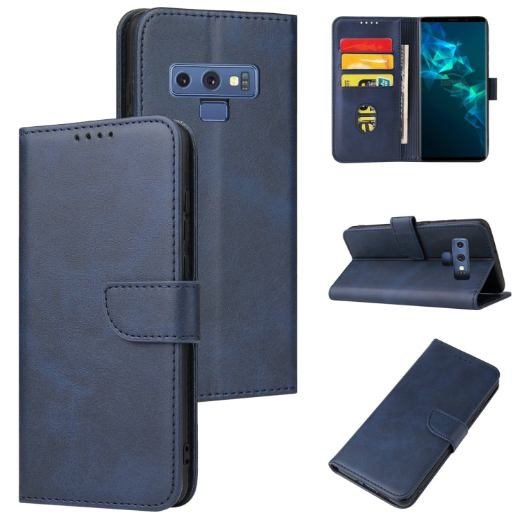 For Samsung Galaxy Note9 Calf Texture Buckle Horizontal Flip Leather Case with Holder & Card Slots & Wallet