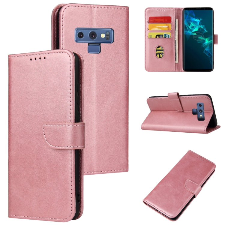 For Samsung Galaxy Note9 Calf Texture Buckle Horizontal Flip Leather Case with Holder & Card Slots & Wallet