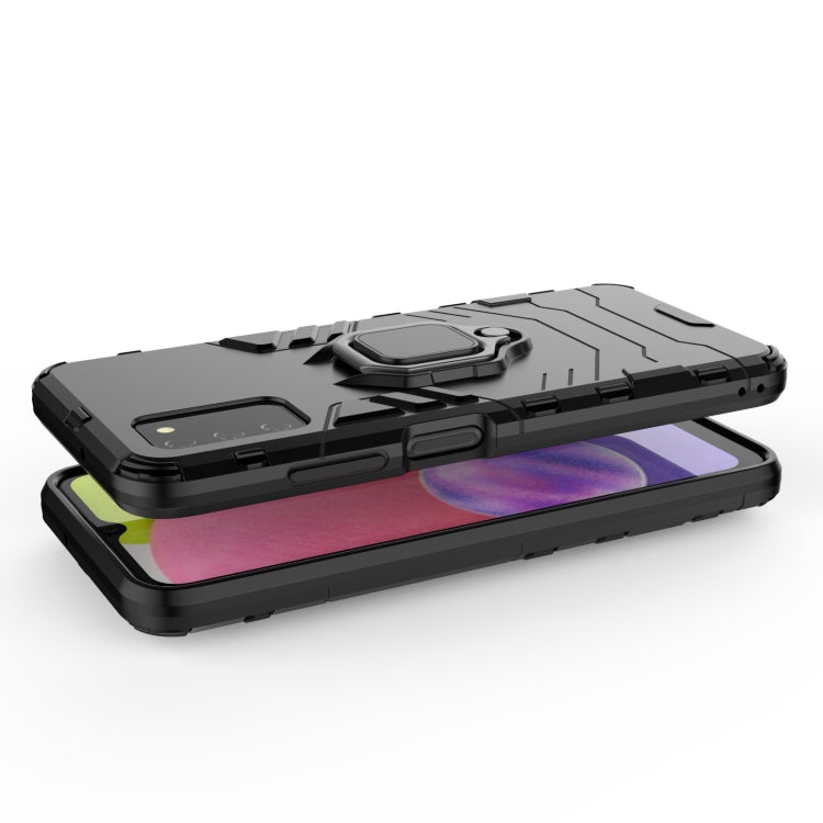 For Samsung Galaxy A03s Indian Version PC + TPU Shockproof Protective Case with Magnetic Ring Holder