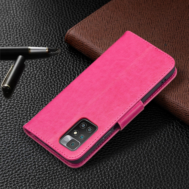 For Xiaomi Redmi 10 Two Butterflies Embossing Pattern Horizontal Flip Leather Case with Holder & Card Slot & Wallet & Lanyard