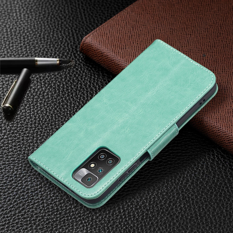 For Xiaomi Redmi 10 Two Butterflies Embossing Pattern Horizontal Flip Leather Case with Holder & Card Slot & Wallet & Lanyard