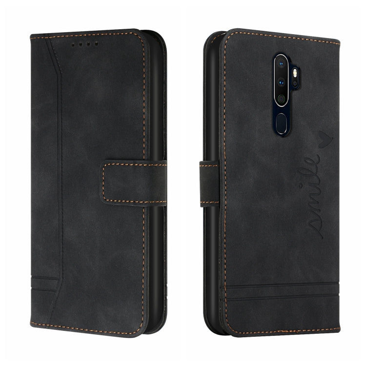 For OPPO A5 2020 Retro Skin Feel Horizontal Flip Soft TPU + PU Leather Case with Holder & Card Slots & Photo Frame