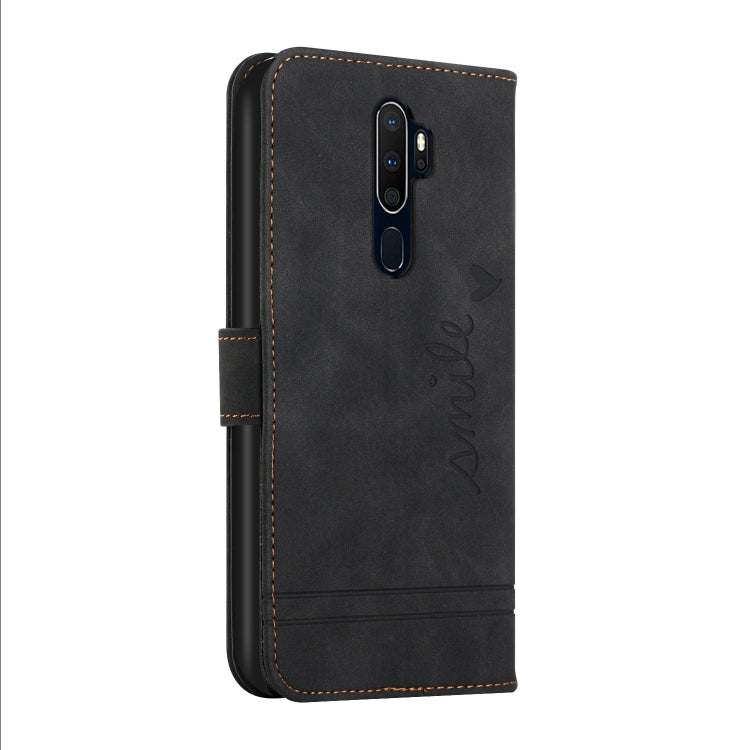 For OPPO A5 2020 Retro Skin Feel Horizontal Flip Soft TPU + PU Leather Case with Holder & Card Slots & Photo Frame