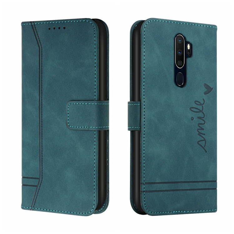 For OPPO A5 2020 Retro Skin Feel Horizontal Flip Soft TPU + PU Leather Case with Holder & Card Slots & Photo Frame