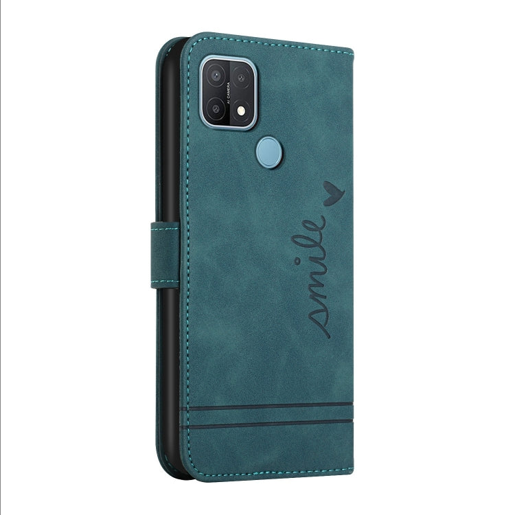 For OPPO A15 Retro Skin Feel Horizontal Flip Soft TPU + PU Leather Case with Holder & Card Slots & Photo Frame