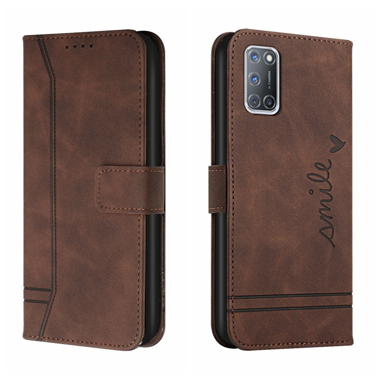 For OPPO A52 Retro Skin Feel Horizontal Flip Soft TPU + PU Leather Case with Holder & Card Slots & Photo Frame