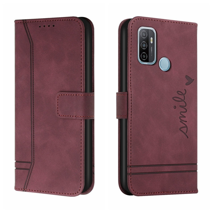 For OPPO A53 2020 Retro Skin Feel Horizontal Flip Soft TPU + PU Leather Case with Holder & Card Slots & Photo Frame